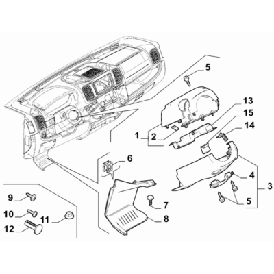 FIAT Ducato 2021-Present Instrument Panel Screw