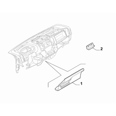 FIAT Ducato 2021-Present Instrument Panel Lining