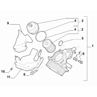 FIAT 124 Spider 2017-2020 Lubrication System Cover