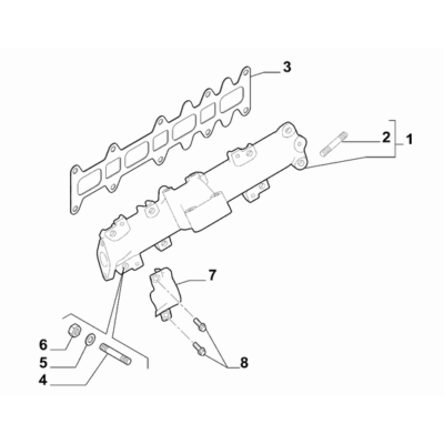 FIAT Ducato 2006-2020 Exhaust Manifold Seal Gasket