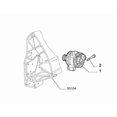FIAT 500 2007-2016 Current Generating System Screw