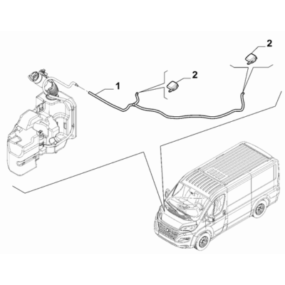 FIAT Ducato 2021-Present Windscreen Wiper Sprinkle
