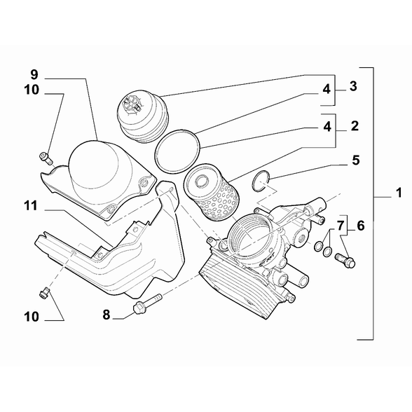 FIAT Abarth Punto Evo 2010-2013 Lubrication System Screw