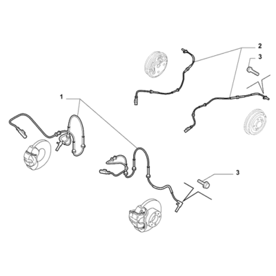 FIAT Abarth 595 2012-Present Hydraulic Brake System Sending Unit