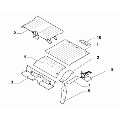 FIAT Doblo 2023-Present Floor Pannel Boxed Panel