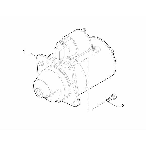 FIAT 500X 2016-Present Engine Starting Equipment Screw And Washerassy