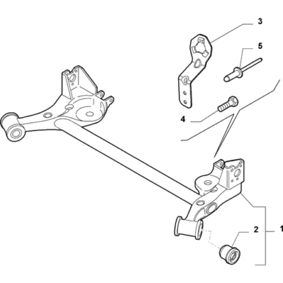 FIAT Grande Punto 2005-2009 Rear Suspension Screw