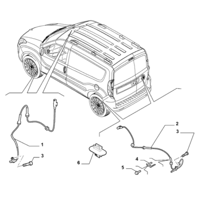 FIAT Doblo 2011-2022 Brake Hydraulic System Screw