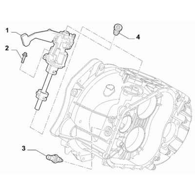 FIAT Ducato 2006-2020 Transmission Inner Controls Screw