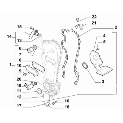 FIAT Fiorino 2022-Present Lubrication System Cover
