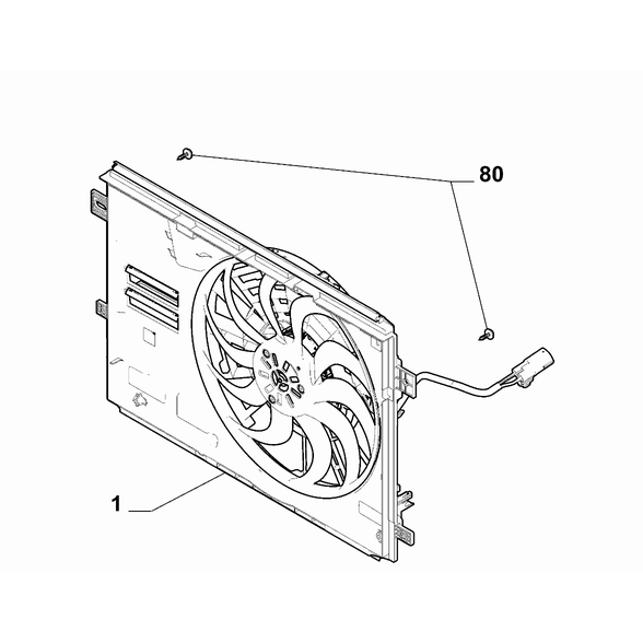 FIAT Doblo 2023-Present Fan And Fan Drive Screw