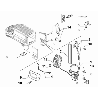 FIAT Ducato 2021-Present Back Door Screw