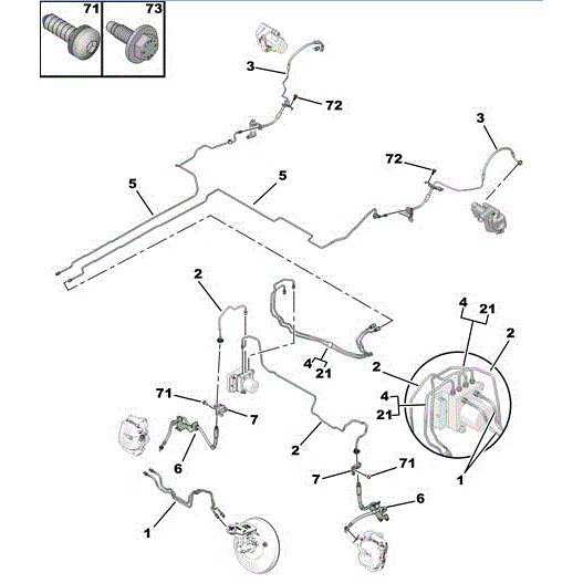 FIAT Doblo 2023-Present Hydraulic Brake System Screw