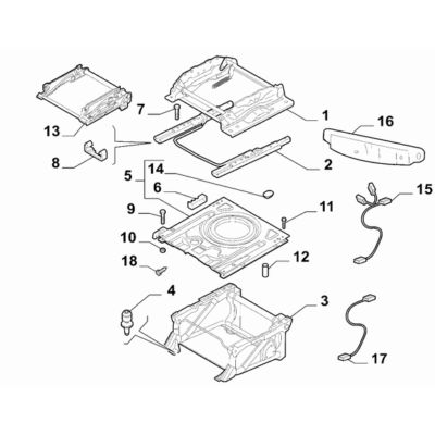 FIAT Ducato 2021-Present Front Seat Rails Pin