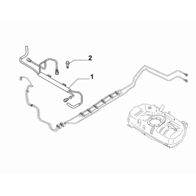 FIAT Fiorino 2022-Present Fuel Tank Pipeline Pipe