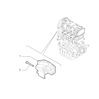 FIAT Abarth 595 2012-Present Engine Suspensions Screw