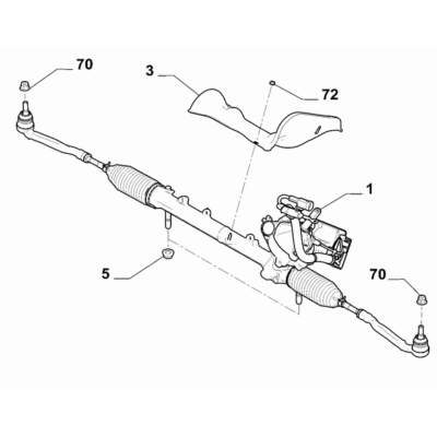 FIAT Doblo 2023-Present Steering Gear Protection