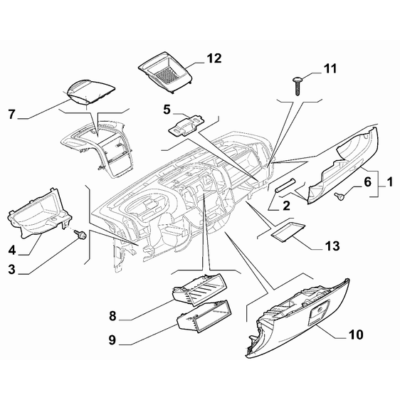 FIAT Ducato 2021-Present Instrument Panel Pin