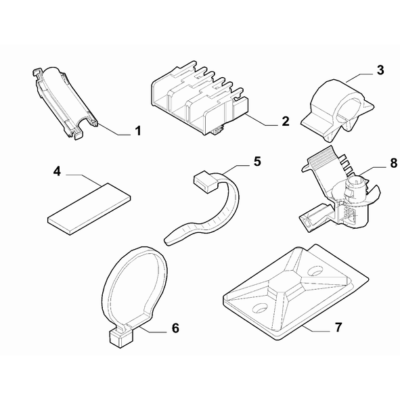 FIAT Abarth 595 2012-Present Cable Set Fixings Clip