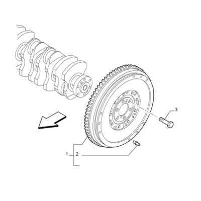 FIAT Abarth 695 2012-Present Crankshaft And Flywheel Flywheel