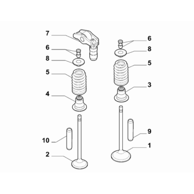 FIAT 500X 2016-Present Distribution Valve Guide