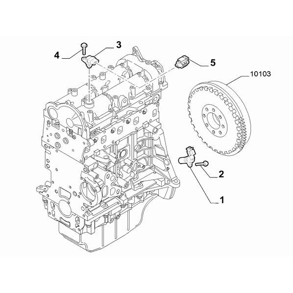 FIAT Fiorino 2007-2021 Fuel Injection System Screw
