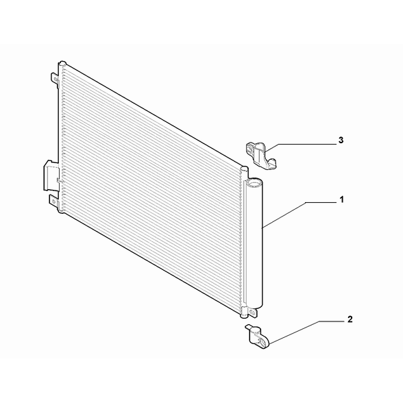FIAT Abarth 595 2012-Present Ventilation And Heating Bracket