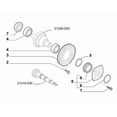 FIAT Ducato 2006-2020 Differential Gears Ring