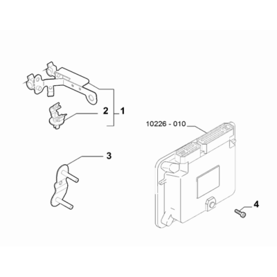 FIAT Abarth 595 2012-Present Pre-Filter Bracket