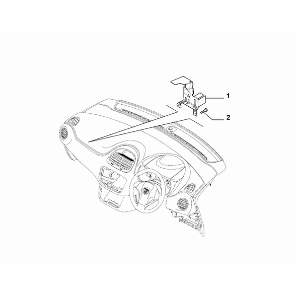 FIAT Abarth Punto Evo 2010-2013 Interconnection And Remote Control Switch Screw