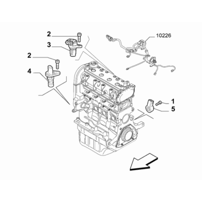 FIAT Abarth 695 2012-Present Engine Ignition System Sending Unit