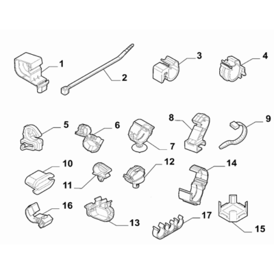 FIAT Ducato 2021-Present Cable Set Fixings Clip