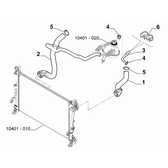 FIAT 500L 2012-2022 Radiator And Leads Collar