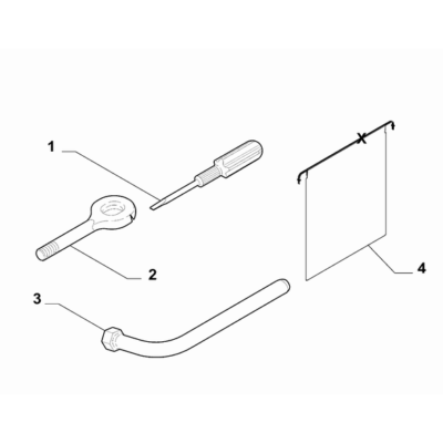 FIAT Abarth 500e 2023-Present Tools Tow Hook