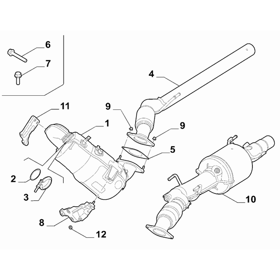 FIAT Ducato 2006-2020 Exhaust Piping Nut