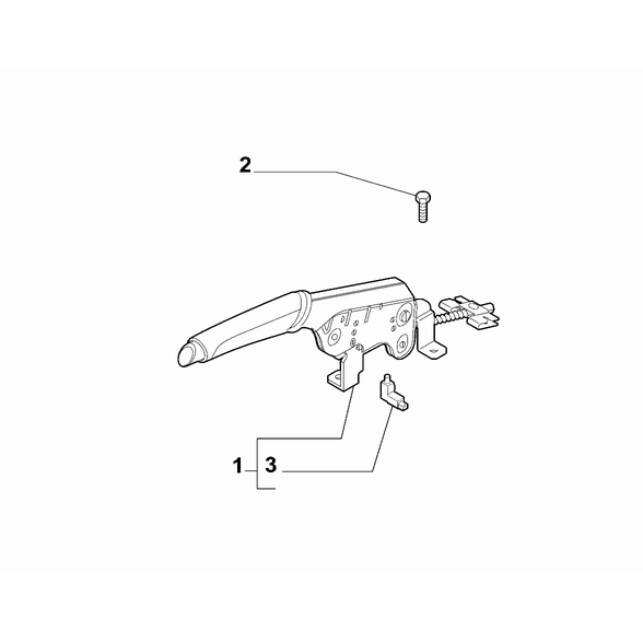 FIAT 500 2007-2016 Handbrake Control Switch