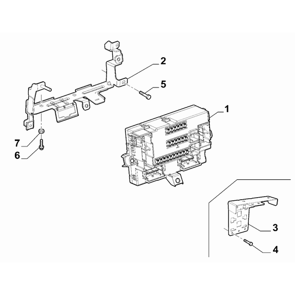FIAT Ducato 2006-2020 Interconnection And Remote Control Switch Screw