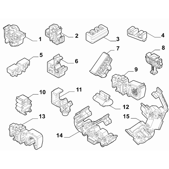 FIAT 500X 2016-Present Braking System Fixings Clip