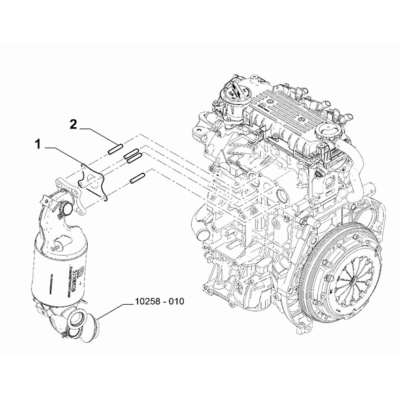 FIAT 500 2016-Present Exhaust Manifold Seal Gasket