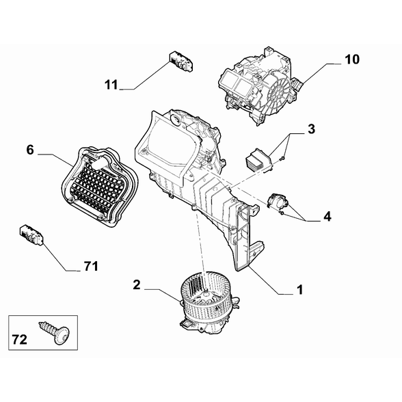 FIAT Doblo 2023-Present Ventilation And Heating Air Cleaner