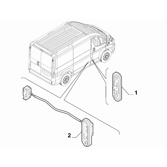 FIAT Ducato 2006-2020 Centralized Grip Control Contact