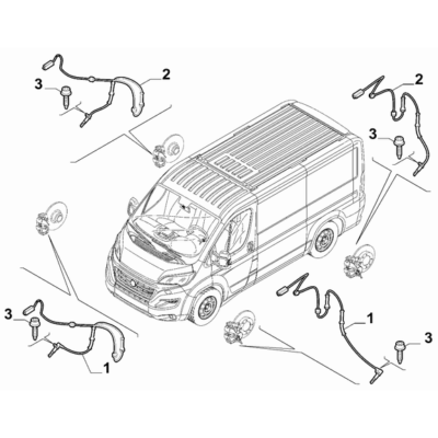 FIAT Ducato 2006-2020 Hydraulic Brake System Sending Unit