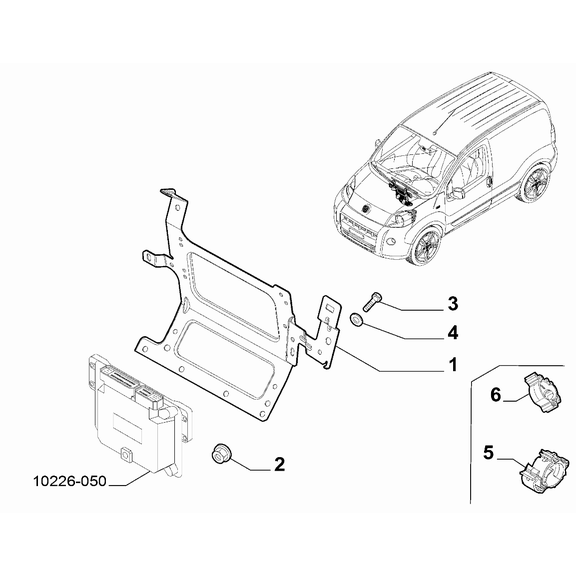 FIAT Fiorino 2007-2021 Pre-Filter Plane Washer
