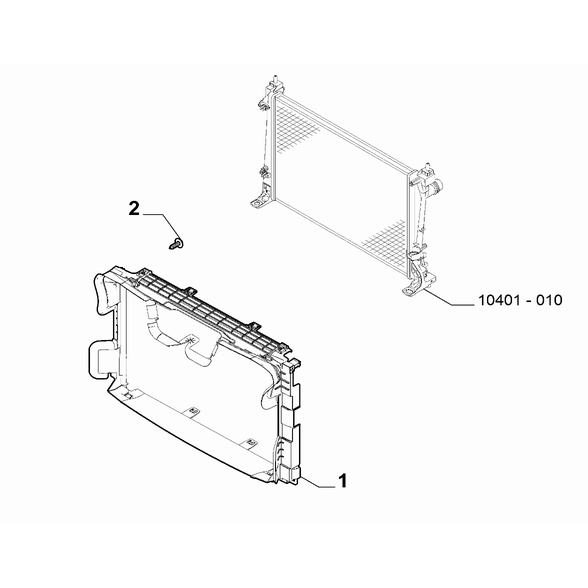 FIAT Abarth 500e 2023-Present Fan And Fan Drive Conveyor