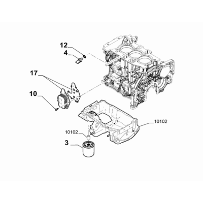 FIAT 600 2023-Present Lubrication System Seal Gasket