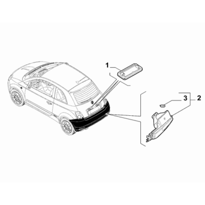 FIAT 500e 2013-Present Outer Lighting Bulb