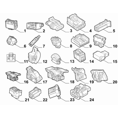 FIAT Ducato 2021-Present Cable Assembly Connectors Connector Kit