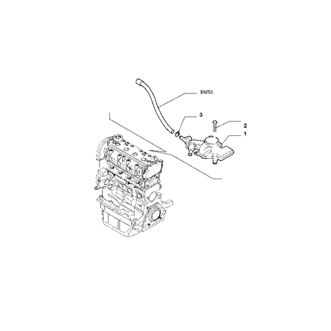 FIAT Abarth Punto Evo 2010-2013 Lubrication System Segregator