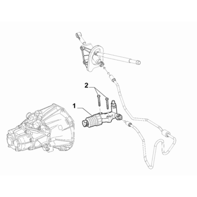 FIAT 500 2007-2016 Clutch Release Hydraulic Control Screw