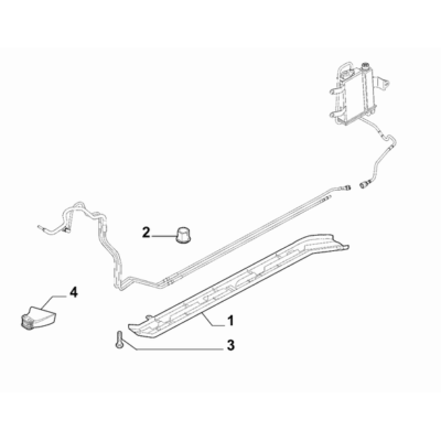 FIAT 500 2007-2016 Fuel Tank Pipeline Protection